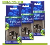 3 X DENNERLE CRYSTAL-LINE CO₂ Test Di Lunga Durata Mini Accessori Acquario