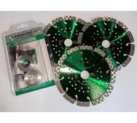 3 X Disco Diamantato 150 Quick Break Emf 150 Eibenstock Granito Cemento
