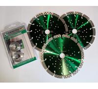 3 X Disco Diamantato 178 Quick Break Emf 180 Eibenstock Granito Cemento