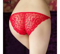 3 X Donna senza Cuciture Pizzo Mutandine Tanga Perizoma Mutande Slip Trasparente