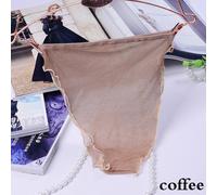 3 x Donna Trasparente Slip Mutandina Tanga Intimo Lucido Oliato