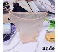 3 x Donna Trasparente Slip Mutandina Tanga Intimo Lucido Oliato