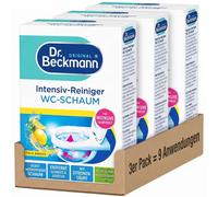 3 x Dr. Beckmann Aktivkohle WC-Schaum Selbstaktivierender Confezione da 3 pezzi.