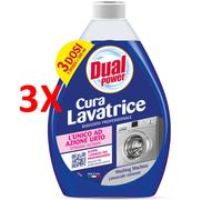 3 X Dual Power Cura Lavatrice - Azione Urto 600 Ml