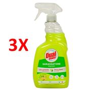 3 X Dual Power Ultra Sgrassatore Professional Limone Trigger 750 Ml