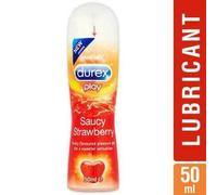 3 X durex Giocare Lubrificante Gel, Impertinente Fragola- 50ml