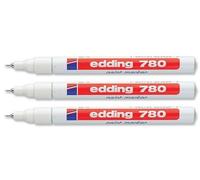 3 X Edding 780 Pittura Evidenziatore extra Fine Low Odore - 8 Colori Disponibili