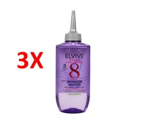3 X Elvive Hydra Balsamo Lamellare Wonder Water 200 Ml