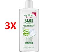 3 X Equilibra Aloe Ialuronico Dermo Shampoo Idratante - Nuova Formula 265 Ml