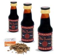 3 x Essenza Stile Mia Theresa 25ml - Aroma Senza Alcol - Note Eleganti Di Caramello, Vaniglia & Spezie - Con Chips Di Quercia Francese 20g In Omaggio