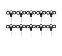 3 x Eye Camp Ancoraggi a vite ad alta resistenza anti-soffiaggio tenda a vite picchetto triplo paletti per la stabilità della tenda