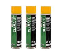 3 X Facot CLIMANET SPRAY igienizzante antibatterico imuffa condizionatori 600 ML