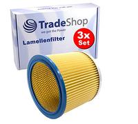 3 x filtri lamellari di ricambio per LIV Extra 2000, Metabo AS 8000 ASA 9001, Rowi 20 PX 1.1, Simpa, Starmix NT10, Tarrington House WVC3500