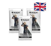3 X FINAL Fantasy Play Booster (EN) - Magic: The Gathering - da 14 carte | Universes Beyond + Heartforcards® Protezione spedizione