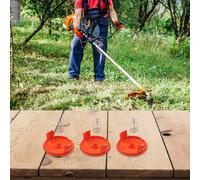 3 X for Black & Decker RC-100-P Afs RasaBobina Tappo W/ Molle