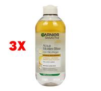 3 X Garnier Acqua Micellare Bifase 400 Ml Olio D'argan
