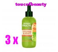 3 x GARNIER FRUCTIS VITAMINE & KRAFT Siero rinforzante 125ml