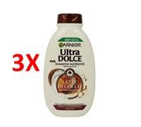 3 X Garnier Ultra Dolce Shampoo Latte Di Cocco 250 Ml