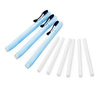 3 X Gomma Clic Pentel Con Supporto - Barattolo Blu + 6 Ricariche Di Gomma Clic