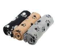 3 x Grandi Coperte in Morbido Pile per Cani Gatti Conigli E Altri Animali