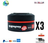 3 X GUMMY Cera Per Styling Professionale Ultra Fissaggio 150ml NUOVO IMBALLAGGIO