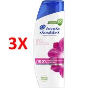 3 X Head & Shoulders Shampoo Antiforfora Lisci E Setosi 250 Ml