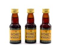 3 x Honey Whisky (Miele) 25ml - Senza Alcool, Essenza di Vodka, Aroma per Torta