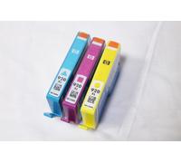 3 x HP 920 XL genuine cartridge CMY colors cyan magenta yellow