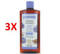 3 X I Provenzali Shampoo Erboristico Illuminante Con Semi Di Lino Per Capelli T