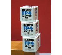 3 X ILFORD FP4 Plus 125 135-36 / Pellicola negativo bianco e nero