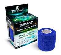 3 x Impact Elastic Tape Non-Woven - Light & Grip | Tape Elastico Adesiva Leggera e Traspirante | Supporto Dinamico per Bendaggi Rapidi 5 cm x 4,5 m (3 x Tape Self-Grip Flex Blu)