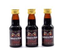 3 x Jamaica Rum 25ml - Senza Alcool, Essenza di Vodka, Aroma per Torta