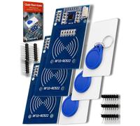 3 X Kit RFID RC522 13,56Mhz Con Reader, Chip E Scheda Compatibile Con Arduino E