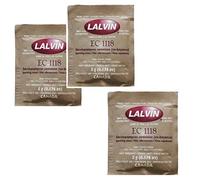 3 x Lalvin ec-1118 champagne lievito 5 g bustina 18% homebrew Vinificazione 4.5l-23l