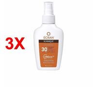 3 X Latte Solare ECRAN SUNNIQUE SPF 30 200 ML Resistente ACQUA UVB + UVA OFFERTA