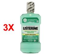 3 X Listerine Collutorio Difesa Denti E Gengive Gusto Delicato Menta Delicata Z