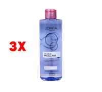 3 X L'oreal Acqua Micellare Pelle Secca E Sensibile 400 Ml