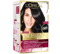 3 X L'OREAL EXCELLENCE CREME 1 NERO Tintura capelli crema colorante donna loreal