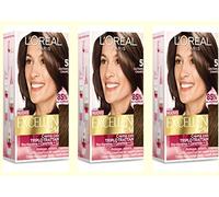 3 X L'OREAL EXCELLENCE CREME 5 CASTANO CHIARO Tintura per capelli