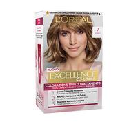 3 X L'OREAL EXCELLENCE CREME 7 BIONDO Tintura per capelli colorazione colorante