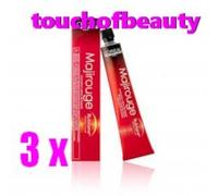 3 x L'OREAL MAJIROUGE Coloration creme de beaute C 6,64 50ml