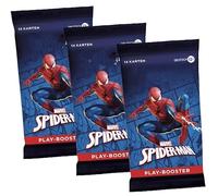 3 X Magic Marvel's Spider-Man Play Booster (EN) | Carte inglesi | Spider-Verse Crossover | Con protezione per spedizione HeartGlobal