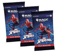 3 X Magic: The Gathering - Marvel's Spider-Man Play Booster (DE) | Carte tedesche | Spider-Verse Crossover | Con protezione per spedizione HeartGlobal