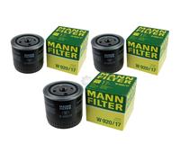 3 X MANN-FILTER Filtro Olio Per VW Transporter II Kasten III Porsche 914 Viceroy