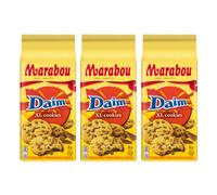3 x Marabou Cookies Daim 184 g biscotti svedesi cioccolato al latte Fika