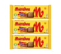 3 x Marabou Daim 160 g - Cioccolato al latte con pezzi di caffè croccanti