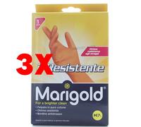 3 X MARIGOLD Guanto Resistente Medio per Casa e Bucato