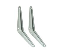 3 X Mensola Supporto Staffe Bianco Londra Motivo 15.2X12.7cm 150 X 125mm Onestop