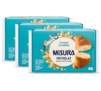 3 X Misura Cornetti Vuoti Privolat Classici Senza Latte e Uova (Lactose Free) Croissant Vuoti e Soffici 246g Una morbida pasta sfoglia lievitata naturalmente con lievito madre