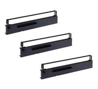 3 X Nastro Colorato Nylon Tg. 678 Radio Shack Tandy Dmp 107 130 132 133 134 135